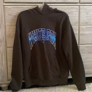 White fox hoodie
